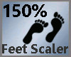 150% Feet Scaler /M