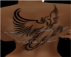 Phoenix back tattto 1