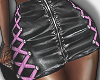 Laced Leather Skirt RLL