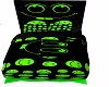 Kids Bed SmileyFaceGreen