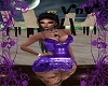 Purple Sequins Dress RL