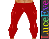 Red PVC Pants