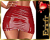 [Efr] Red Vinyl Skirt