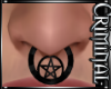 |M|Pentagram Nose Ring B