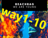 we are young beachbag