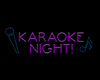 Karaoke Night Neon Sign
