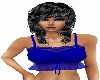 BLUE BRA TOP