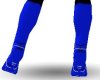 blue designer boots