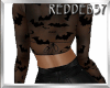 Black Bat Sheer Sleeved
