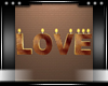 Gold Love Candles