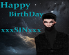 bday banner sin