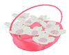 Pink Basket w Flowers