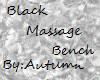 black massage bench