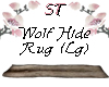 ST}Wolf Hide Rug (Lg)