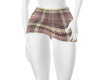 soft pink plaid skirt