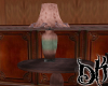 Rustic Lamp & Table