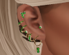 SB Dainty Earrings Green