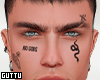 𝔊. Michel Face Tattoo