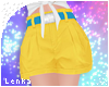 L* Retro Shorts Yellow