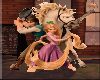 Tangled backdrop statue