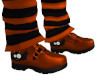 Halloween Boots Orange M