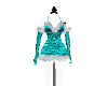 Santa Baby Teal Dress