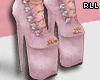 Wedge Boots Pink RLL