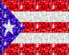 Sparkle Puerto Rico Flag