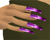 {CU} Purple long nails