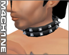 !M! Double Spiked Collar