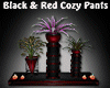Black & Red Cozy Plants