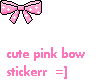 Cute Pink Polka dot bow