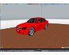 BMW 750 Red Sedan