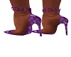 purple leaves heels