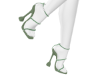 sage green heels