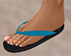 Blue Flip Flops (F)