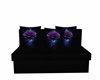 purple rose couch