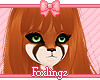 🎀 Red Fox Hair 3 ♀