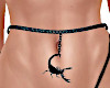 Blk Scorp Belly Chain