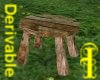 ^j^Rustic Picnic Table