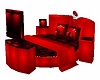 Red Valentine Bed
