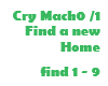 cry Macho / find Home