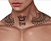 King 👑 Neck tattoo
