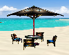 Beach Umbrella Table Set