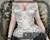 Baroque Corset Silver