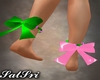 Mix Pink and Green Bows