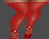LAYER STOCKINGS RED GAIA