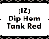 (IZ) Dip Hem Red