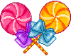 sticker  colorful cakies