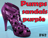 Pumps sandals purple
